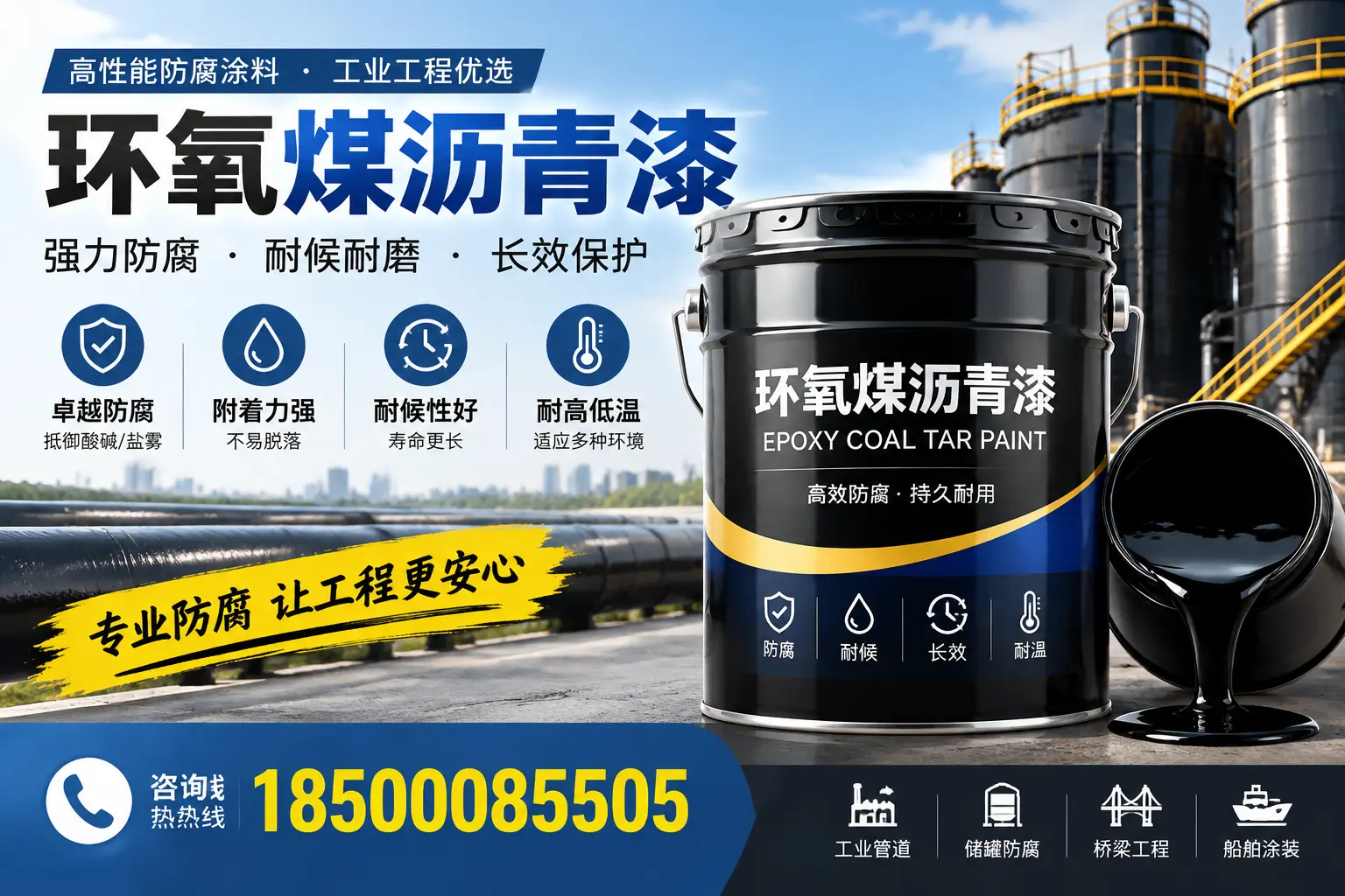 环氧煤沥青漆的施工方法与注意事项,确保在天门顺利完成
